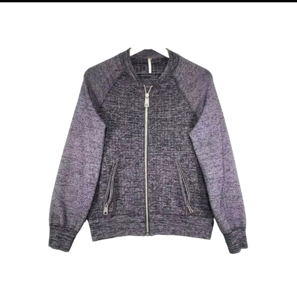 Free People Jackets & Blazers - Free People Womens Small Naomi Long Sleeve Full Zip Thick Knit Sweater B38#9